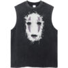 No-Face Spirited Away Studio Ghibli Anime Streetwear Vintage Unisex Tank Top