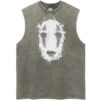 No-Face Spirited Away Studio Ghibli Anime Streetwear Vintage Unisex Tank Top