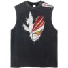 Ink Hollow Bleach Anime Streetwear Vintage Unisex Tank Top