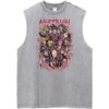 Akatsuki x Main Characters Anime Vintage Unisex Tank Top