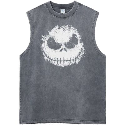 Jack Skellington The Nightmare Before Christmas Animated Streetwear Vintage Unisex Tank Top