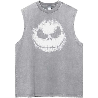 Jack Skellington The Nightmare Before Christmas Animated Streetwear Vintage Unisex Tank Top