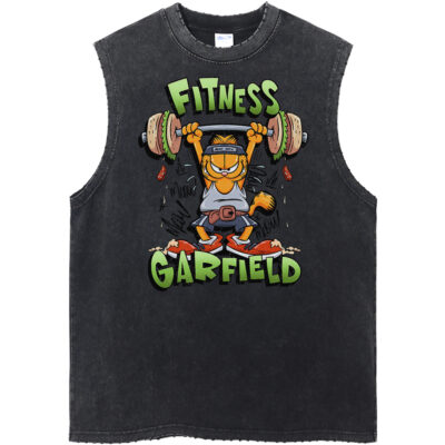 Garfield Cat Animated Vintage Unisex Tank Top