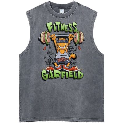 Garfield Cat Animated Vintage Unisex Tank Top