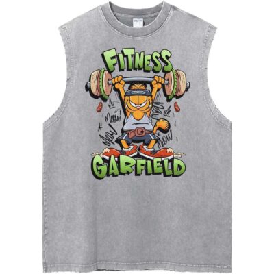 Garfield Cat Animated Vintage Unisex Tank Top