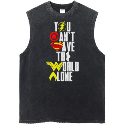 Justice League DC Comics Streetwear Vintage Unisex Tank Top