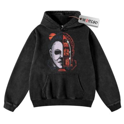 Michael Myers Hoodie, Halloween Hoodie, Horror Hoodie, Vintage Hoodie, Horror Movie Hoodie