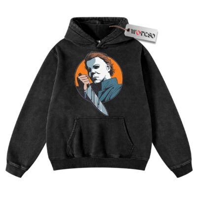 Michael Myers Hoodie, Halloween Hoodie, Horror Hoodie, Vintage Hoodie, Horror Movie Hoodie