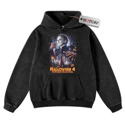 Michael Myers Hoodie, Halloween Hoodie, Horror Hoodie, Vintage Hoodie, Horror Movie Hoodie