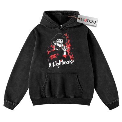 Freddy Krueger Hoodie, A Nightmare on Elm Street Hoodie, Horror Hoodie, Vintage Hoodie, Horror Movie Hoodie