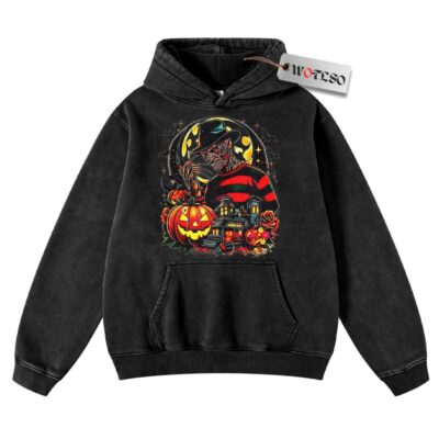 Freddy Krueger Hoodie, A Nightmare on Elm Street Hoodie, Horror Hoodie, Vintage Hoodie, Horror Movie Hoodie