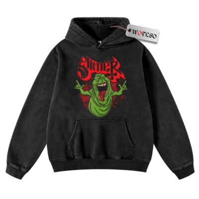 Slimer Hoodie, Ghostbusters Hoodie, Horror Hoodie, Vintage Hoodie, Horror Movie Hoodie