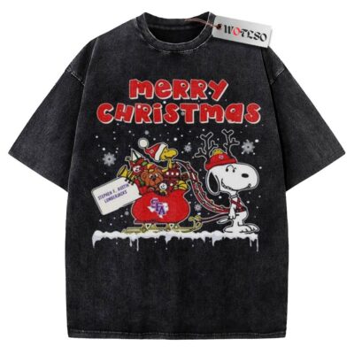 Snoopy Vintage Tee, Peanuts Vintage Tee, Christmas Vintage Tee, Vintage Vintage Tee, Christmas Movie Christmas Vintage Tee