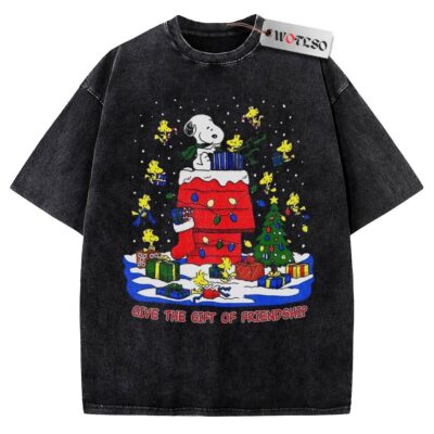 Snoopy Vintage Tee, Peanuts Vintage Tee, Christmas Vintage Tee, Vintage Vintage Tee, Christmas Movie Christmas Vintage Tee