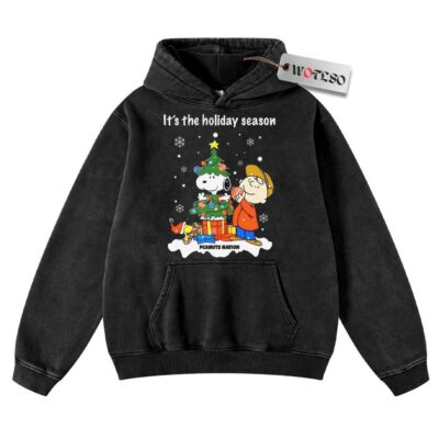 Snoopy Hoodie, Peanuts Hoodie, Christmas Hoodie, Vintage Hoodie, Christmas Movie Christmas Hoodie