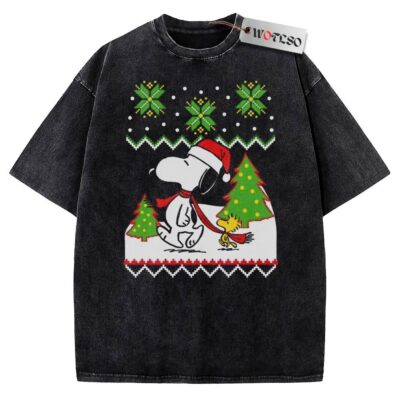 Snoopy Vintage Tee, Peanuts Vintage Tee, Christmas Vintage Tee, Vintage Vintage Tee, Christmas Movie Christmas Vintage Tee