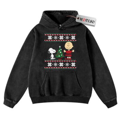 Snoopy Hoodie, Peanuts Hoodie, Christmas Hoodie, Vintage Hoodie, Christmas Movie Christmas Hoodie