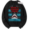 Shark Sweater, Jaws Sweater, Christmas Sweater, Vintage Sweater, Christmas Movie Christmas Sweater