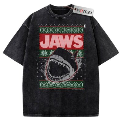 Shark Vintage Tee, Jaws Vintage Tee, Christmas Vintage Tee, Vintage Vintage Tee, Christmas Movie Christmas Vintage Tee