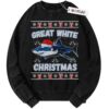 Shark Sweater, Jaws Sweater, Christmas Sweater, Vintage Sweater, Christmas Movie Christmas Sweater