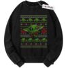 Baby Yoda Sweater, Star Wars Sweater, Christmas Sweater, Vintage Sweater, Christmas Movie Christmas Sweater