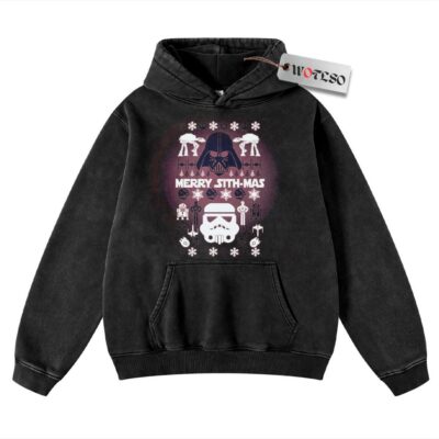 Hoodie, Star Wars Hoodie, Christmas Hoodie, Vintage Hoodie, Christmas Movie Christmas Hoodie