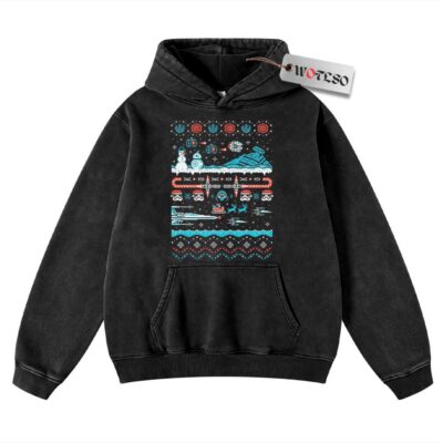 Hoodie, Star Wars Hoodie, Christmas Hoodie, Vintage Hoodie, Christmas Movie Christmas Hoodie