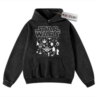 Hoodie, Star Wars Hoodie, Christmas Hoodie, Vintage Hoodie, Christmas Movie Christmas Hoodie