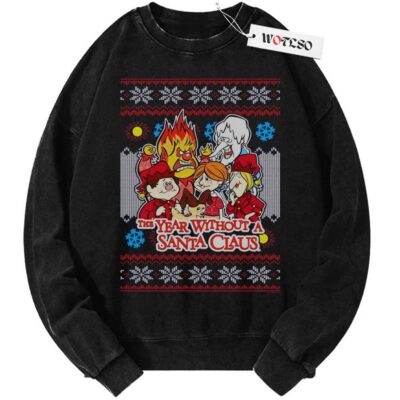 Heat and Snow Miser Sweater, The Year Without a Santa Claus Sweater, Christmas Sweater, Vintage Sweater, Christmas Movie Christmas Sweater