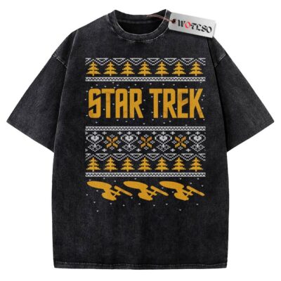 Vintage Tee, Star Trek Vintage Tee, Christmas Vintage Tee, Vintage Vintage Tee, Christmas Movie Christmas Vintage Tee