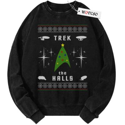 Sweater, Star Trek Sweater, Christmas Sweater, Vintage Sweater, Christmas Movie Christmas Sweater