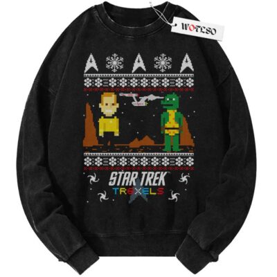 Sweater, Star Trek Sweater, Christmas Sweater, Vintage Sweater, Christmas Movie Christmas Sweater