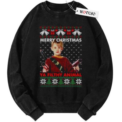 Kevin Sweater, Home Alone Sweater, Christmas Sweater, Vintage Sweater, Christmas Movie Christmas Sweater