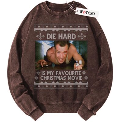 Yippee Ki‐Yay Sweater, Die Hard Sweater, Christmas Sweater, Vintage Sweater, Christmas Movie Christmas Sweater