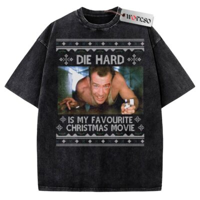 Yippee Ki‐Yay Vintage Tee, Die Hard Vintage Tee, Christmas Vintage Tee, Vintage Vintage Tee, Christmas Movie Christmas Vintage Tee