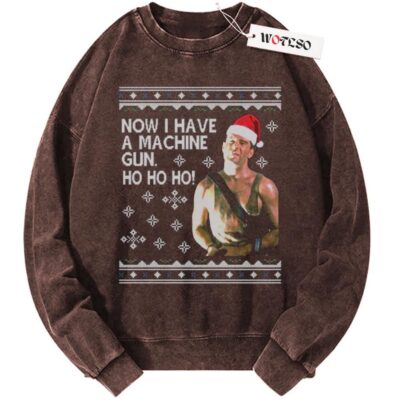 Yippee Ki‐Yay Sweater, Die Hard Sweater, Christmas Sweater, Vintage Sweater, Christmas Movie Christmas Sweater