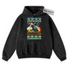 Hoodie, Godzilla Hoodie, Christmas Hoodie, Vintage Hoodie, Christmas Movie Christmas Hoodie