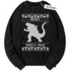 Sweater, Godzilla Sweater, Christmas Sweater, Vintage Sweater, Christmas Movie Christmas Sweater