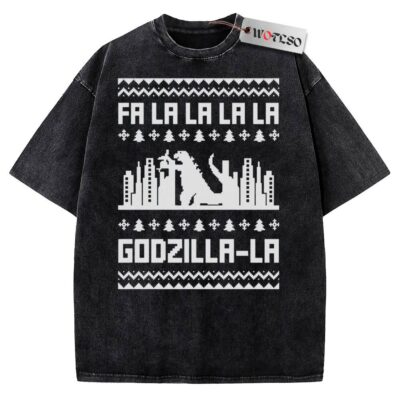 Vintage Tee, Godzilla Vintage Tee, Christmas Vintage Tee, Vintage Vintage Tee, Christmas Movie Christmas Vintage Tee