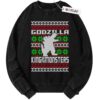 Sweater, Godzilla Sweater, Christmas Sweater, Vintage Sweater, Christmas Movie Christmas Sweater