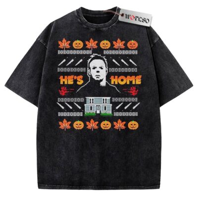 Michael Myers Vintage Tee, Halloween Vintage Tee, Christmas Vintage Tee, Vintage Vintage Tee, Christmas Movie Christmas Vintage Tee