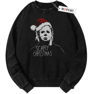 Michael Myers Sweater, Halloween Sweater, Christmas Sweater, Vintage Sweater, Christmas Movie Christmas Sweater