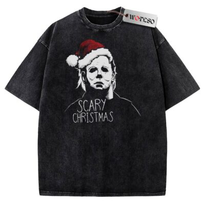 Michael Myers Vintage Tee, Halloween Vintage Tee, Christmas Vintage Tee, Vintage Vintage Tee, Christmas Movie Christmas Vintage Tee