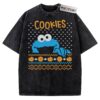 Cookie Monster Vintage Tee, Sesame Street Vintage Tee, Christmas Vintage Tee, Vintage Vintage Tee, Christmas Movie Christmas Vintage Tee