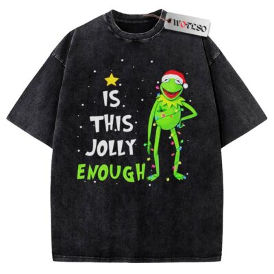 Kermit the Frog Vintage Tee, Sesame Street Vintage Tee, Christmas Vintage Tee, Vintage Vintage Tee, Christmas Movie Christmas Vintage Tee