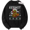 Kermit the Frog Sweater, Sesame Street Sweater, Christmas Sweater, Vintage Sweater, Christmas Movie Christmas Sweater