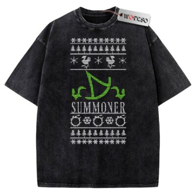 Final Fantasy – Final Fantasy XIV Summoner Ugly Christmas Vintage Tee