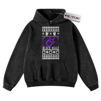 Final Fantasy – Final Fantasy XIV Black Mage Ugly Christmas Hoodie