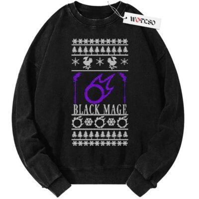 Final Fantasy – Final Fantasy XIV Black Mage Ugly Christmas Sweater