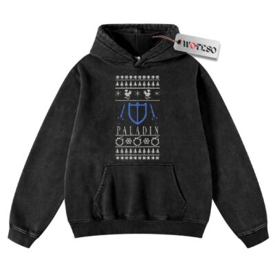 Final Fantasy XIV Paladin Ugly Christmas Hoodie